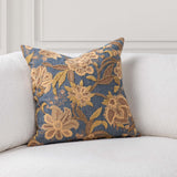 Anika Pillow, Blue Sea-Accessories-High Fashion Home