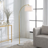 Anita Floor Lamp, Gold-Lighting-High Fashion Home