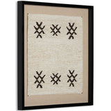 Ankara Textile I Framed by FH Art Studio, Black Maple by Four Hands