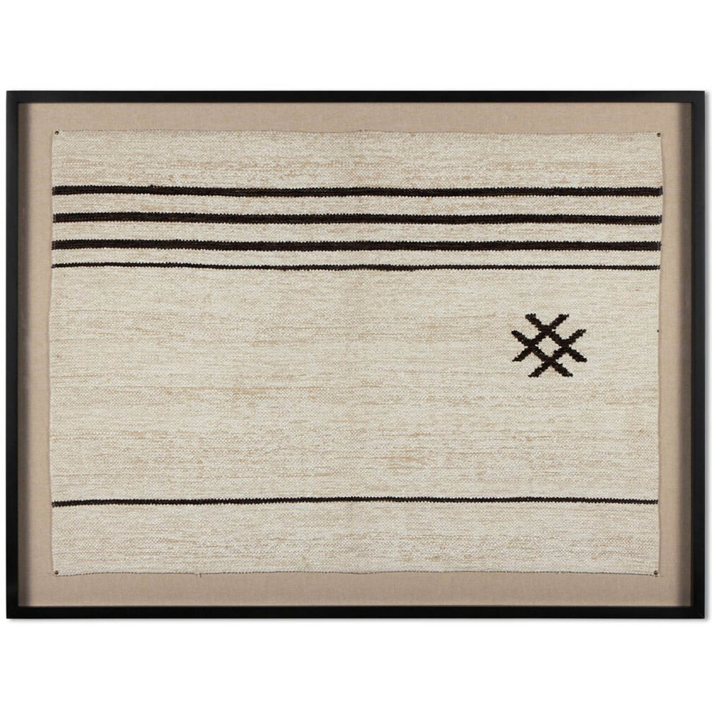 Ankara Textile II Framed by FH Art Studio, Black Maple by Four Hands
