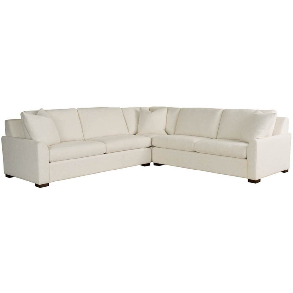 Anna 3 Piece Sectional, Henequen Ivory-Furniture - Sofas-High Fashion Home