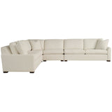 Anna 4 Piece Sectional, Henequen Ivory-Furniture - Sofas-High Fashion Home