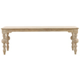 Annette Dining Table, White Wash-Furniture - Dining-High Fashion Home