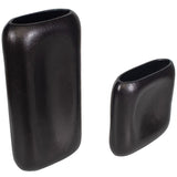 Anodic Vases, Set of 2, Brown-Accessories-High Fashion Home