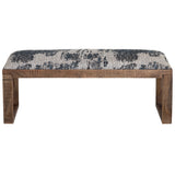 Anthropology Bench, Blue-Furniture - Benches-High Fashion Home