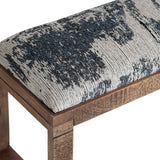 Anthropology Bench, Blue-Furniture - Benches-High Fashion Home