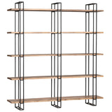 Anthropology Etagere, Natural/Black-Furniture - Storage-High Fashion Home