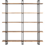 Anthropology Etagere, Natural/Black-Furniture - Storage-High Fashion Home