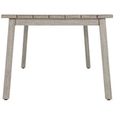 Antibes Outdoor Dining Table, Weathered Teak