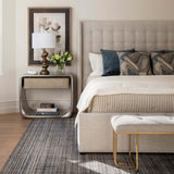 Antoinette Bed, McGee Wheat-Furniture - Bedroom-High Fashion Home