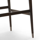 Anton Leather Bar Stool, Havana Brown