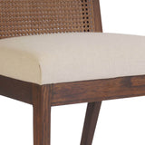 Antonia Dining Chair, Almond Nettlewood by Four Hands