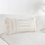 Apana Lumbar Pillow, Ivory/Natural-Accessories-High Fashion Home