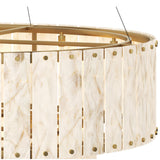 Apsara Chandelier, Alabaster-Lighting-High Fashion Home