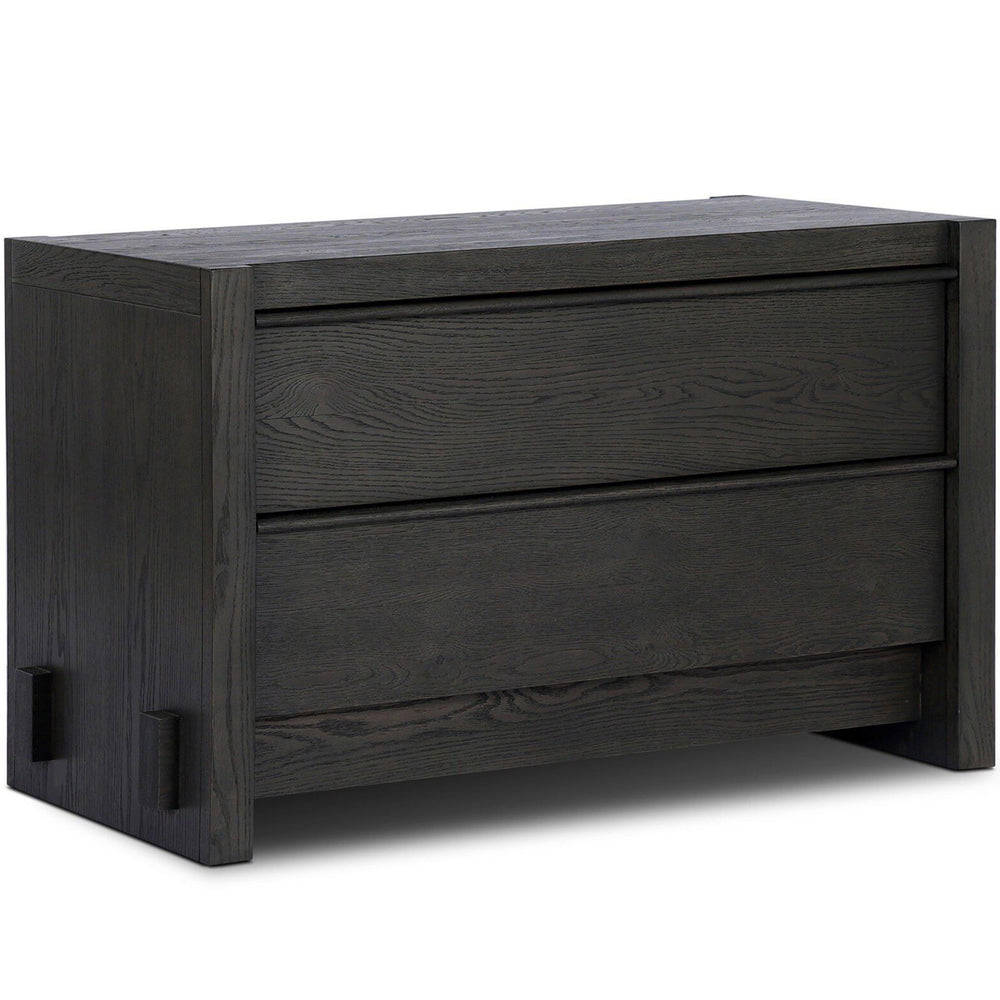Aramis Nightstand, Smoked Black by Four Hands