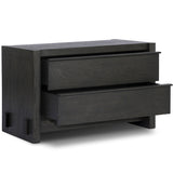 Aramis Nightstand, Smoked Black by Four Hands