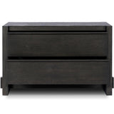 Aramis Nightstand, Smoked Black by Four Hands