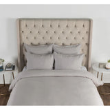 Arcadia Duvet, Dove Gray-Accessories-High Fashion Home