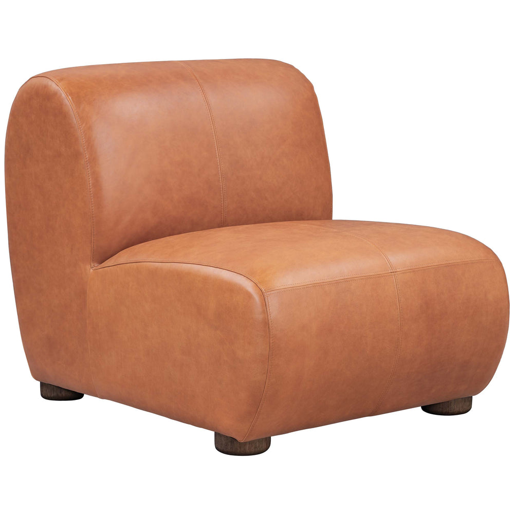 Arcadia Leather Chair, Autumn Brown-Furniture - Chairs-High Fashion Home