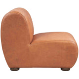 Arcadia Leather Chair, Autumn Brown-Furniture - Chairs-High Fashion Home