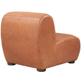 Arcadia Leather Chair, Autumn Brown-Furniture - Chairs-High Fashion Home