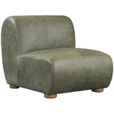 Arcadia Leather Chair, Green-Furniture - Chairs-High Fashion Home