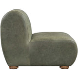 Arcadia Leather Chair, Green-Furniture - Chairs-High Fashion Home