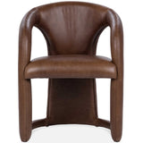 Archie Leather Dining Chair, Bison Brown, Set of 2-Furniture - Dining-High Fashion Home