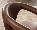 Archie Leather Dining Chair, Bison Brown, Set of 2-Furniture - Dining-High Fashion Home