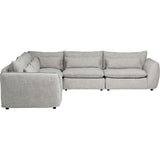 Ardelle 5 Piece Sectional, Nathan Cloud