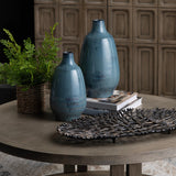 Arden Vases, Blue, Set of 2-Accessories-High Fashion Home