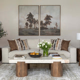 Ardi Coffee Table, Dark Mango