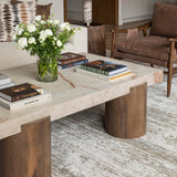 Ardi Coffee Table, Dark Mango