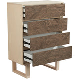 Aremi Chest, Brown/Whitewashed-Furniture - Bedroom-High Fashion Home