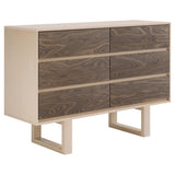 Aremi Dresser, Brown/Whitewashed-Furniture - Bedroom-High Fashion Home