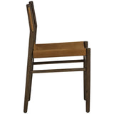 Argus Leather Dining Chair, Nubuck Caramel, Set of 2-Furniture - Dining-High Fashion Home