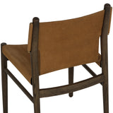 Argus Leather Dining Chair, Nubuck Caramel, Set of 2-Furniture - Dining-High Fashion Home