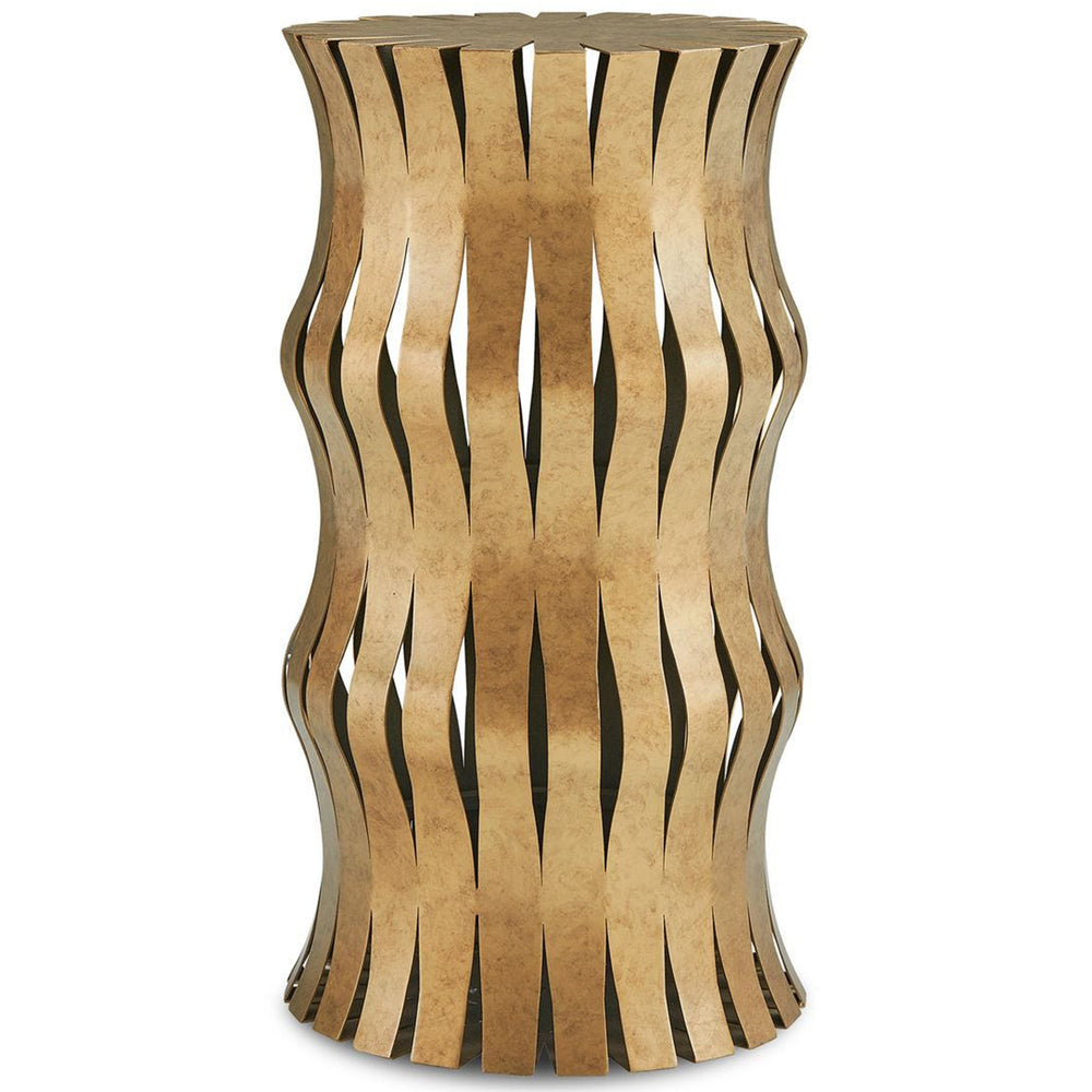 Arida Accent Table, Gold-Furniture - Accent Tables-High Fashion Home