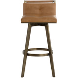 Arizona Swivel Barstool, Miliken Cognac