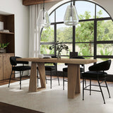 Arleth Rectangular Gathering Table, Natural-Furniture - Dining-High Fashion Home