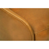 Arlo Leather Swivel Chair, Libby Amaretto