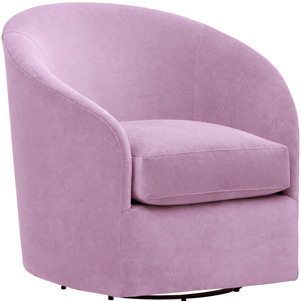 Arlo Swivel Chair, Vance Amethyst