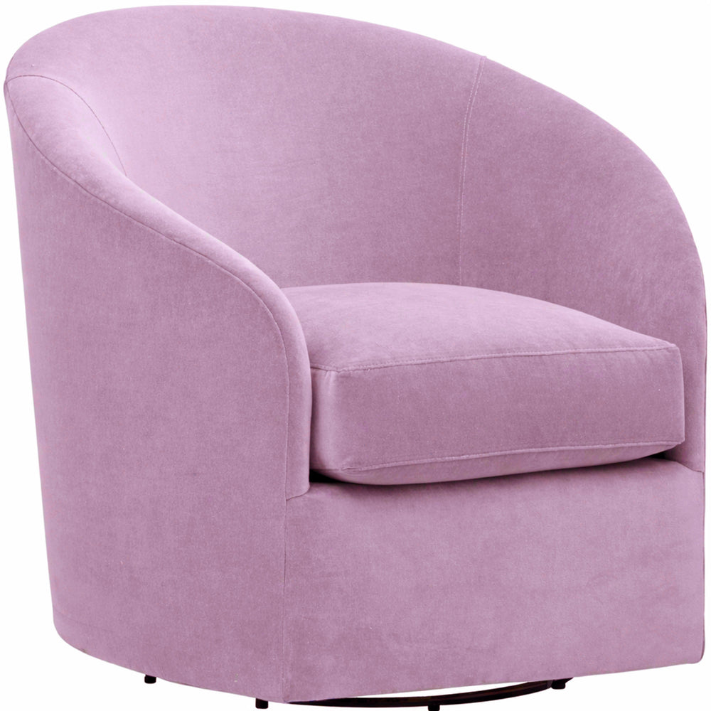 Arlo Swivel Chair, Vance Amethyst