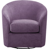 Arlo Swivel Chair, Vance Amethyst