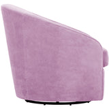 Arlo Swivel Chair, Vance Amethyst