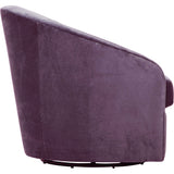 Arlo Swivel Chair, Vance Amethyst