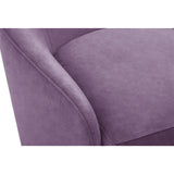 Arlo Swivel Chair, Vance Amethyst