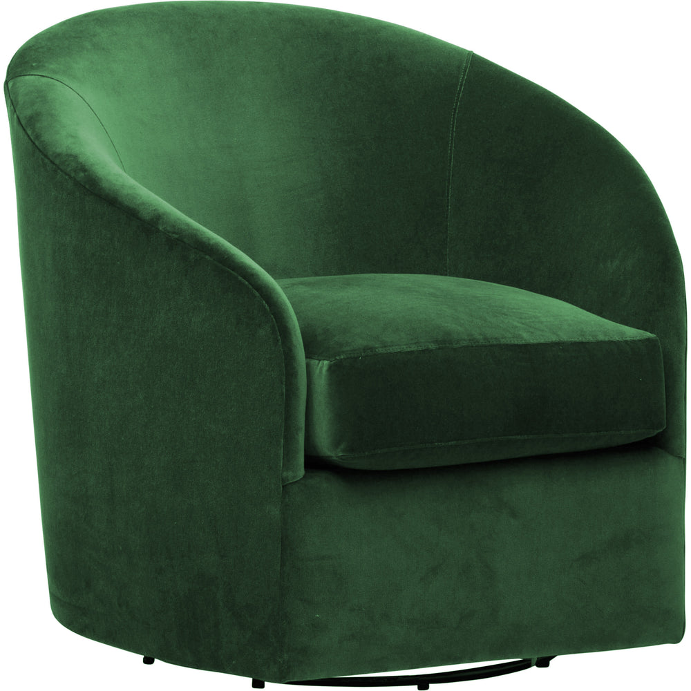Arlo Swivel Chair, Vance Emerald