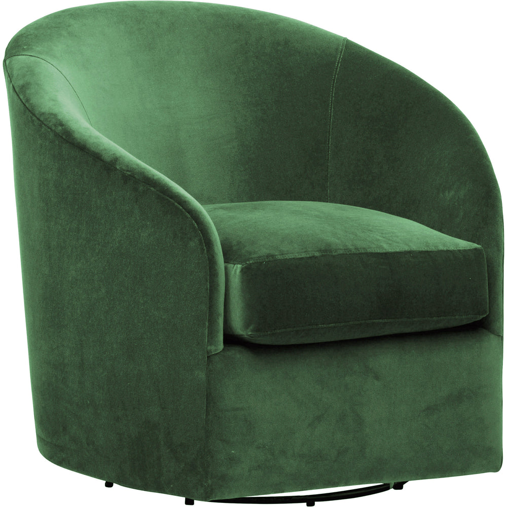 Arlo Swivel Chair, Vance Emerald