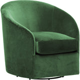 Arlo Swivel Chair, Vance Emerald